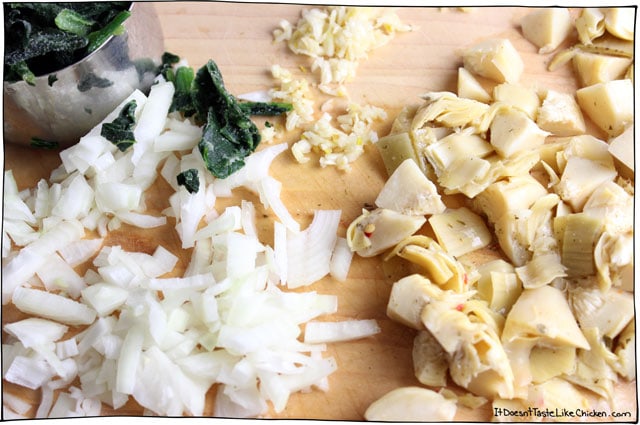 ingredients-vegan-spinach-artichoke-dip