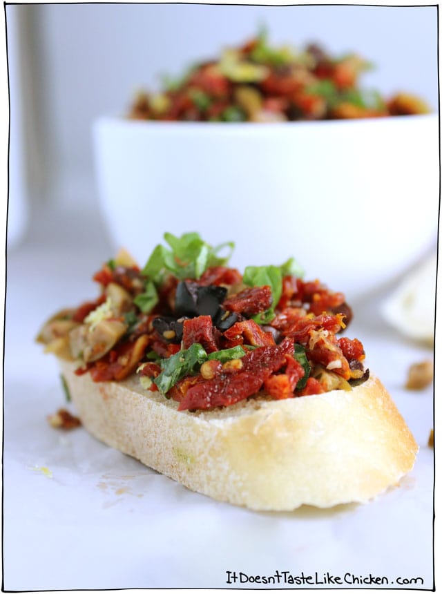 thumbnail image 2 of Easy Greek Olive Tapenade - Hungry Happens 2 of 9