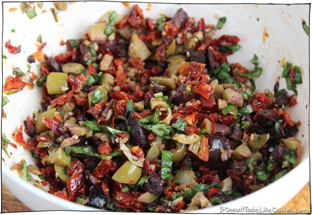 thumbnail image 2 of Easy Greek Olive Tapenade - Hungry Happens 2 of 9