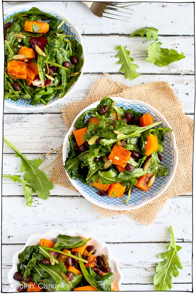 25 Hearty Vegan Salads That Will Fill You Up! These recipes are filling enough to be the main dish. Jam packed full of nutrition, perfect for a healthy meal. #itdoesnttastelikechicken