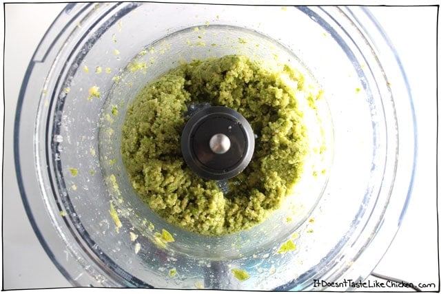 Mixed Herb Vegan Pesto! A DIY recipe using the herbs that you have. A great way to use up leftover herbs or herbs from your garden. Freezes perfectly. #itdoesnttastelikechicken
