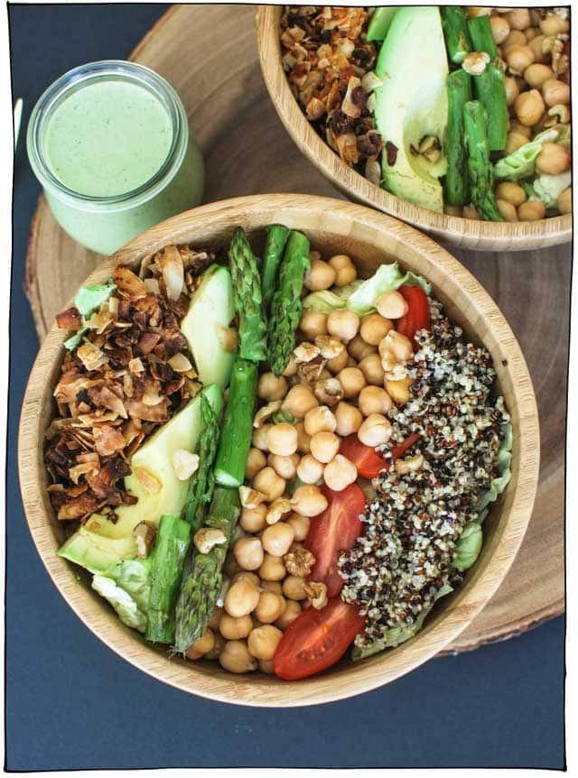 25 Vegan Cold Summer Meals (that require very little to no cooking). Perfect for those hot summer days when you want to spend as little time in the kitchen as possible! #itdoesnttastelikechicken