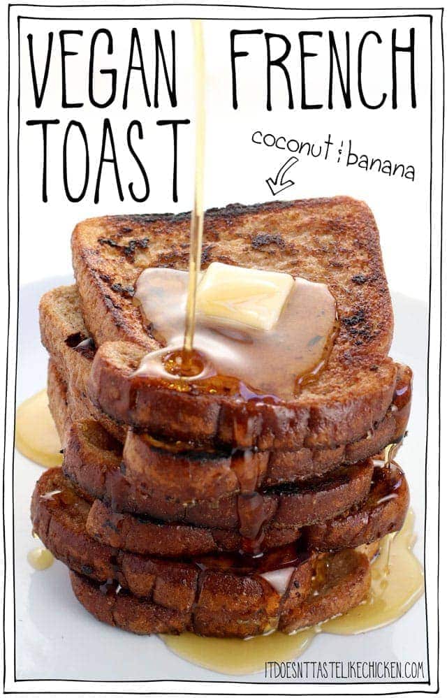 your vegan mother's day brunch won't be complete without this french toast!