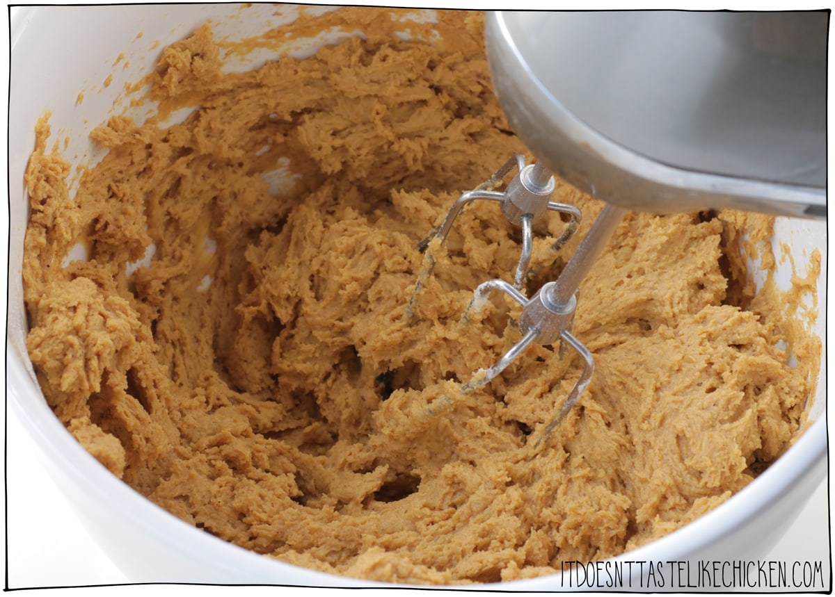 Add the remaining ingredients to make a fluffy batter.