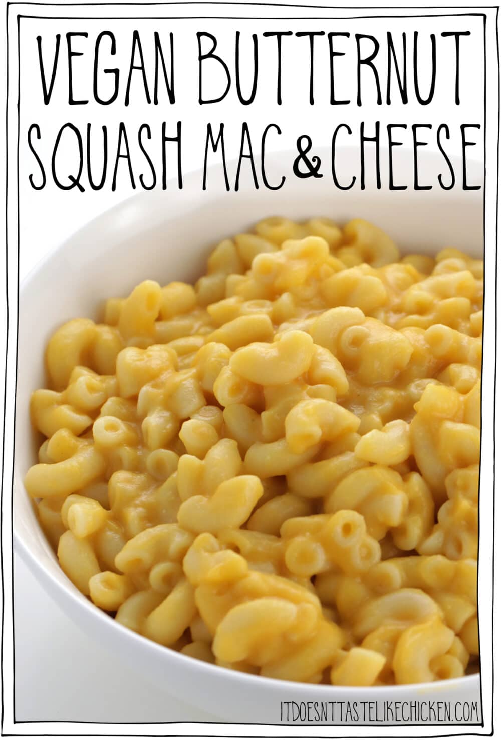 Vegan Butternut Squash Mac and Cheese • It Doesn't Taste Like Chicken