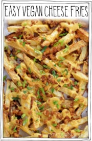 easy vegan cheese fries loaded supreme recipe dirty nacho » Healthy Vegetarian Recipes