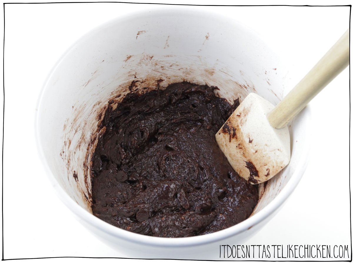 Add all the remaining ingredients and mix to make a thick batter.