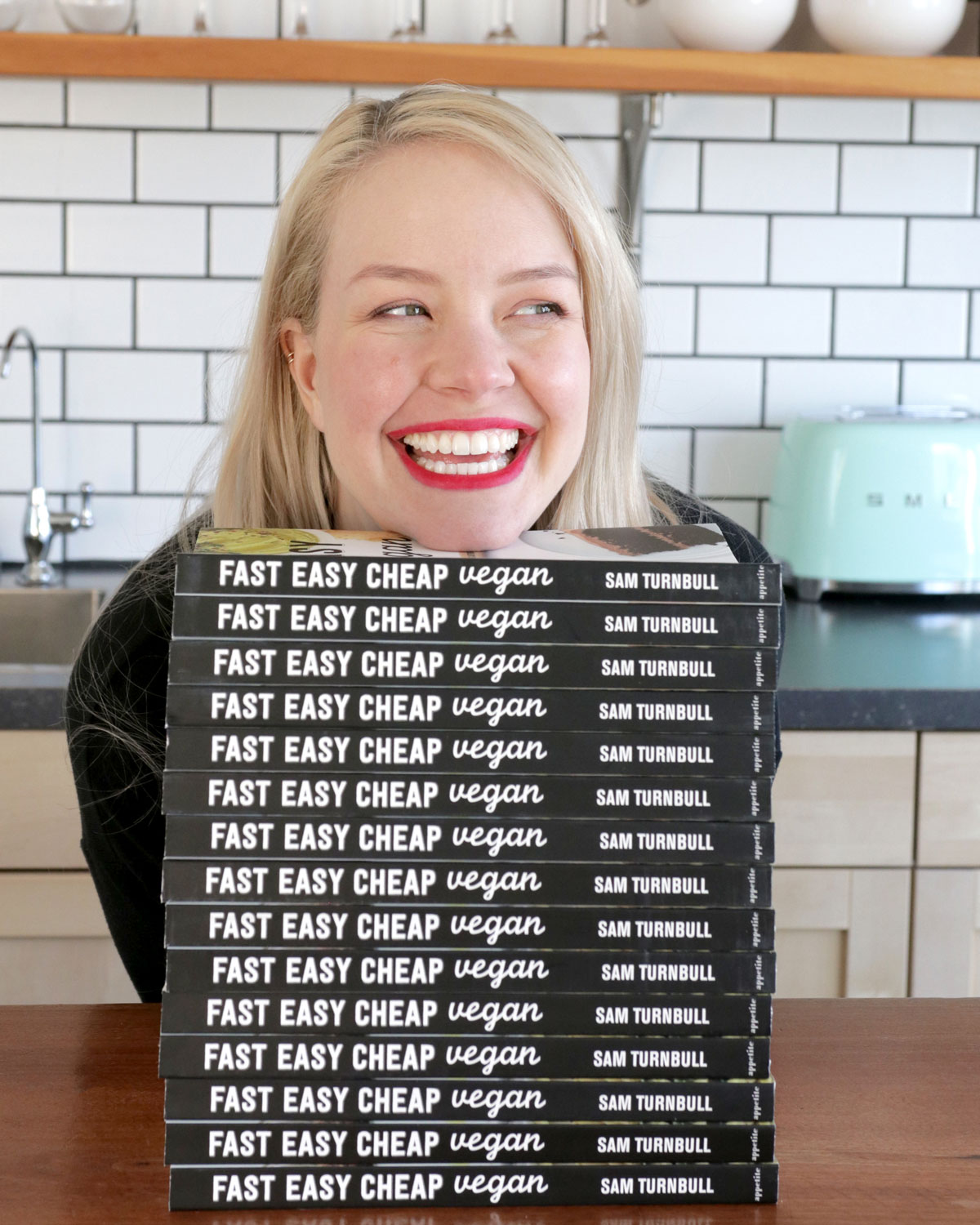Sam Turnbull, author of Fast Easy Cheap Vegan