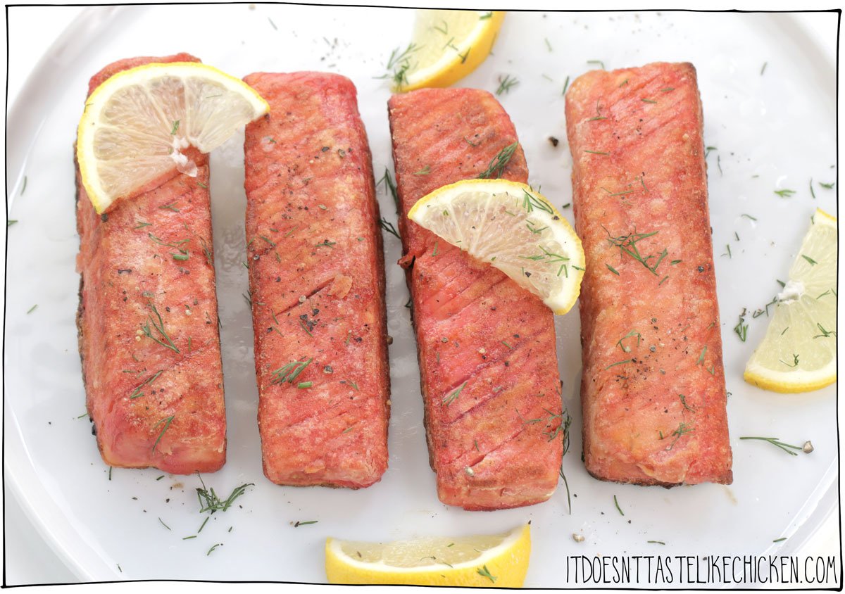 Vegan Salmon! Pan-Seared Fillets!