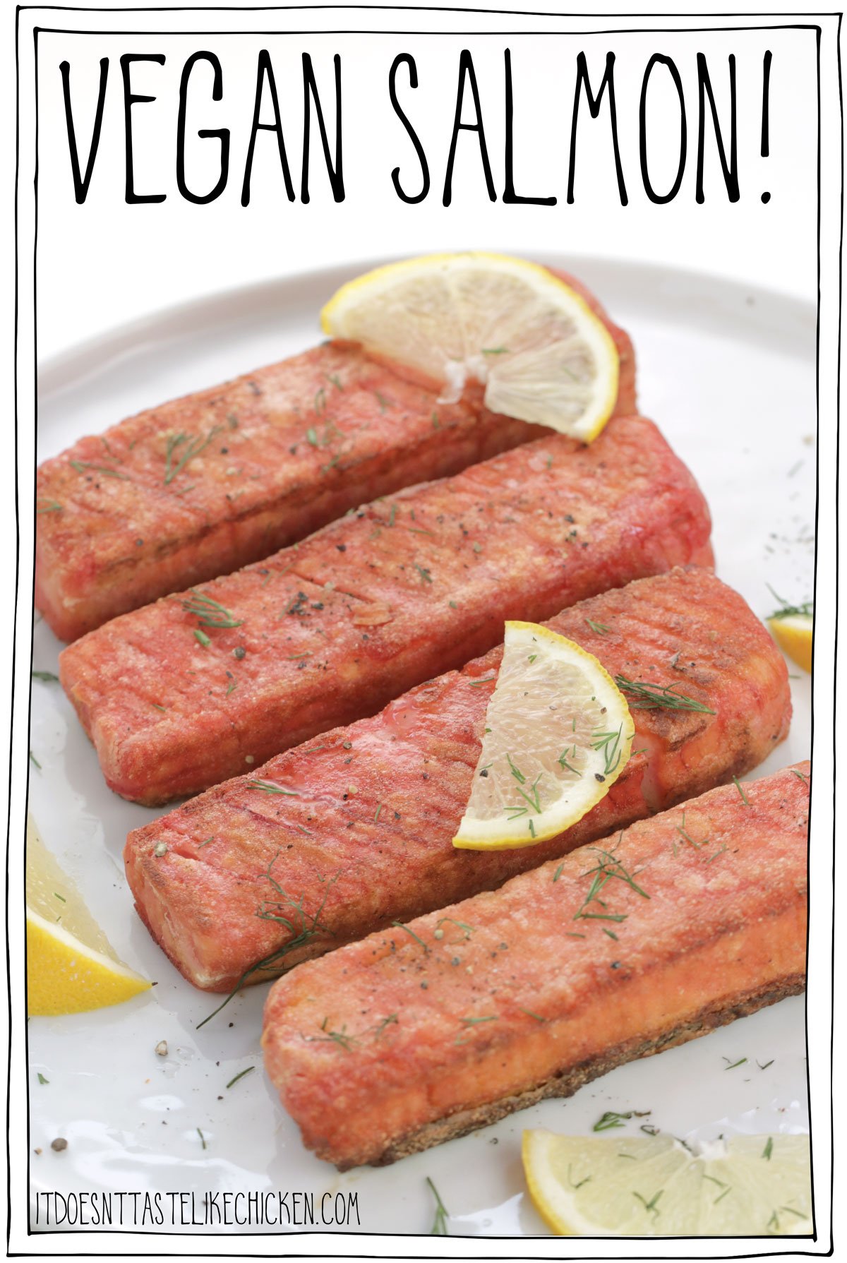 Vegan Salmon for your vegan Father's Day! 