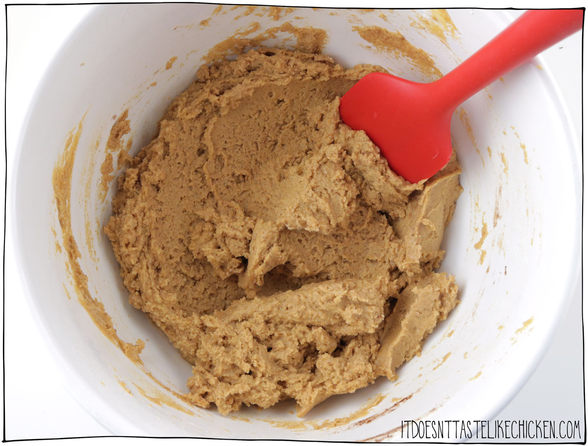 Mix in the remaining ingredients to make a cookie dough.