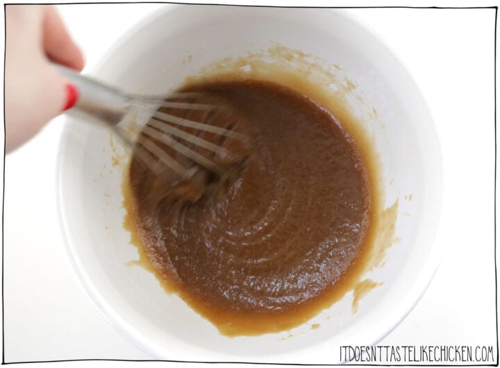 Whisk the wet ingredients together