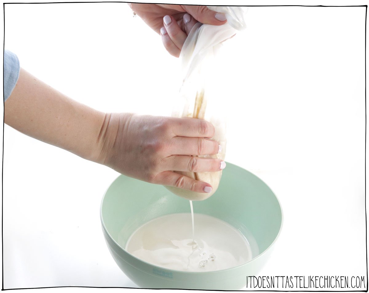 And gently squeeze to extract the milk
