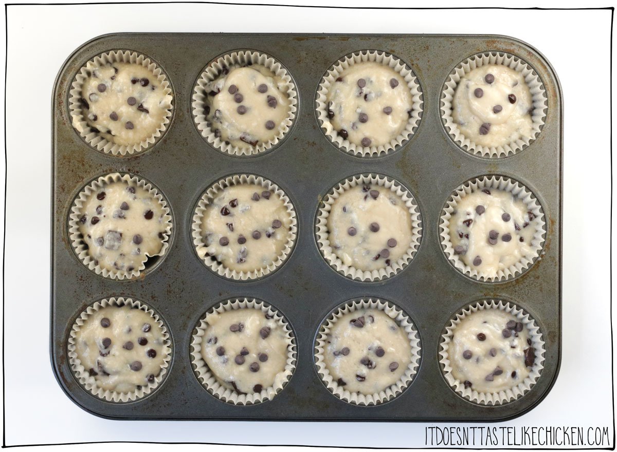 divide evenly in a muffin pan