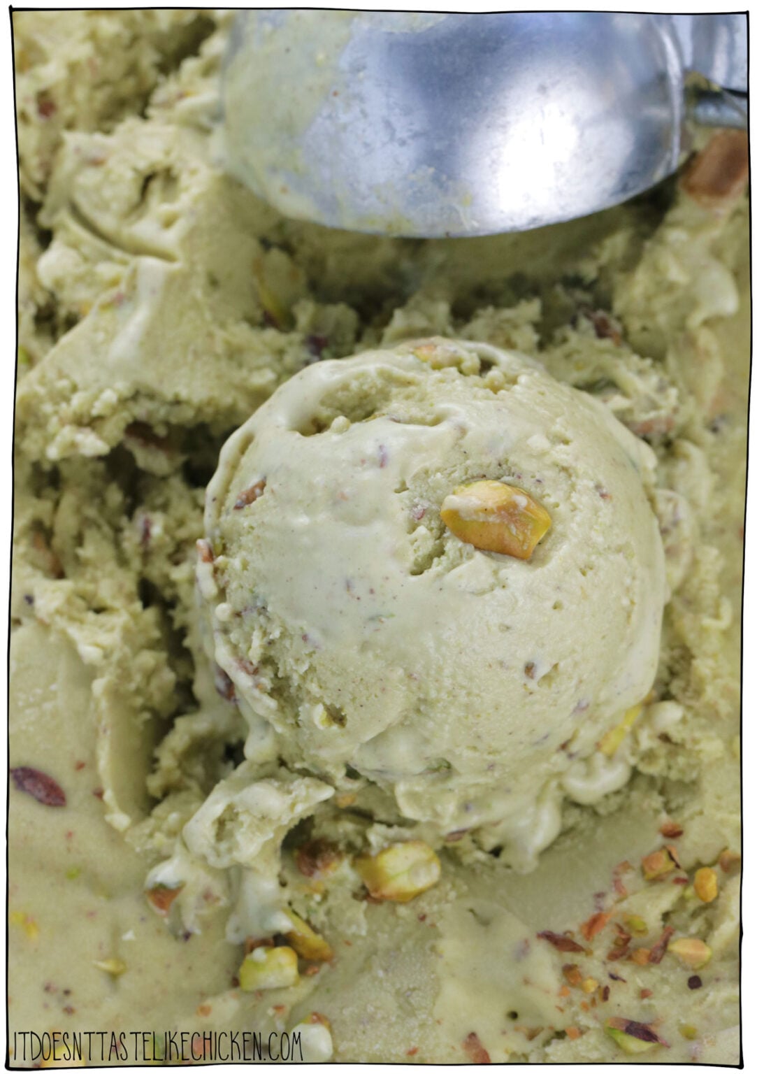 Best Vegan Pistachio Ice Cream • It Doesn't Taste Like Chicken