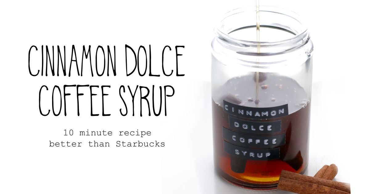Cinnamon Dolce Coffee Syrup