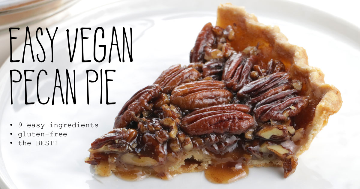 Easy Vegan Pecan Pie