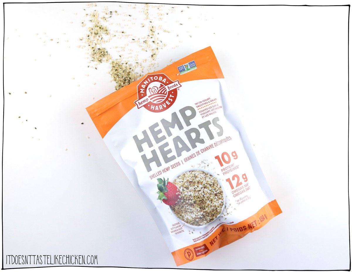 Hemp hearts are very healthy and are great for making a non-dairy nut free milk.