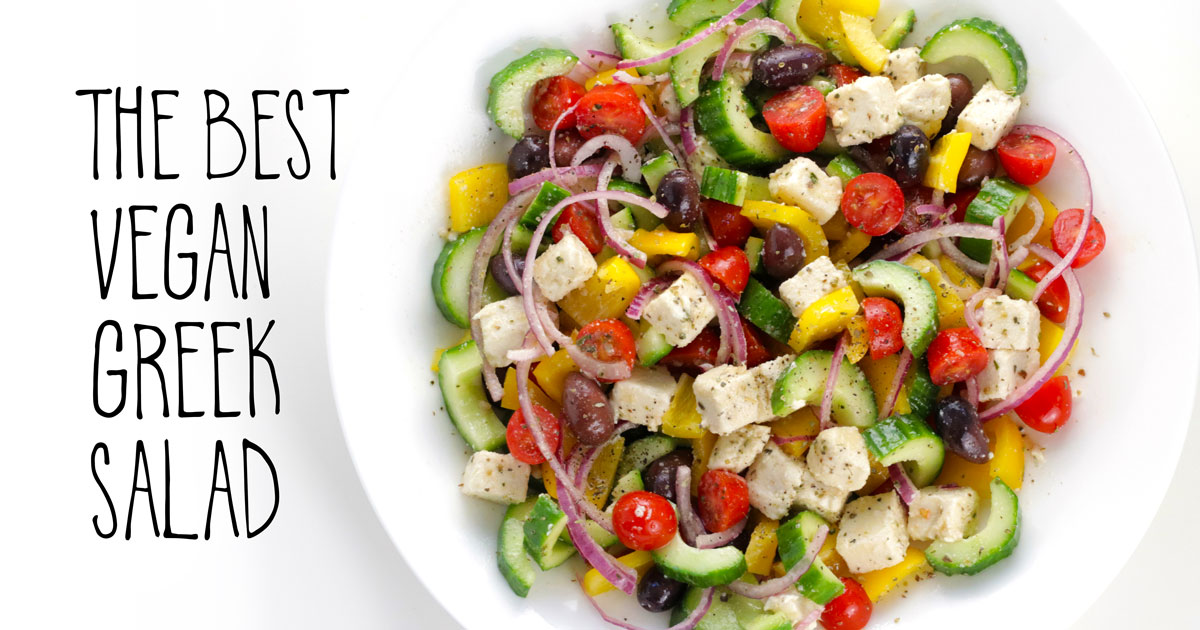 The Best Vegan Greek Salad