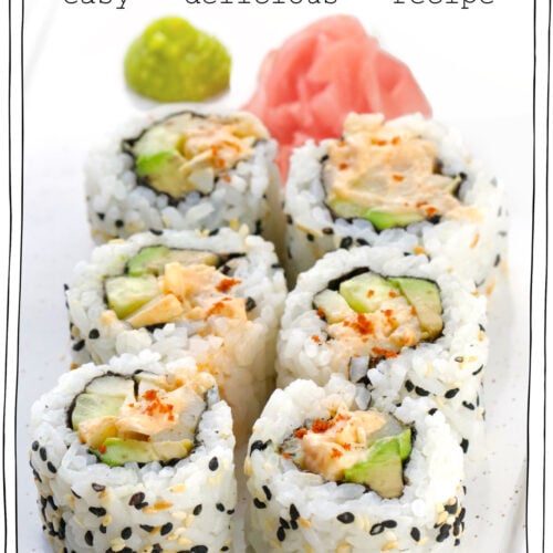 Easy California Sushi Rolls - Yummy Healthy Easy