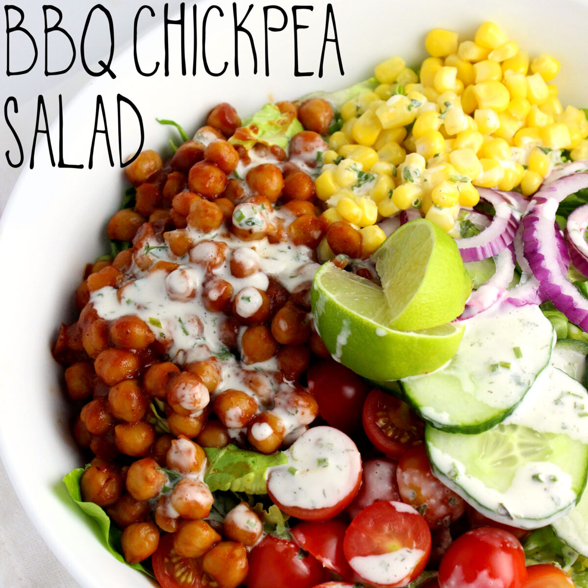 BBQ Chickpea Salad