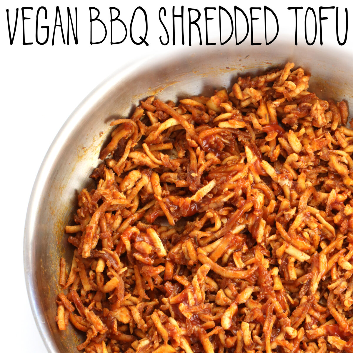 Vegan BBQ Shredded Tofu