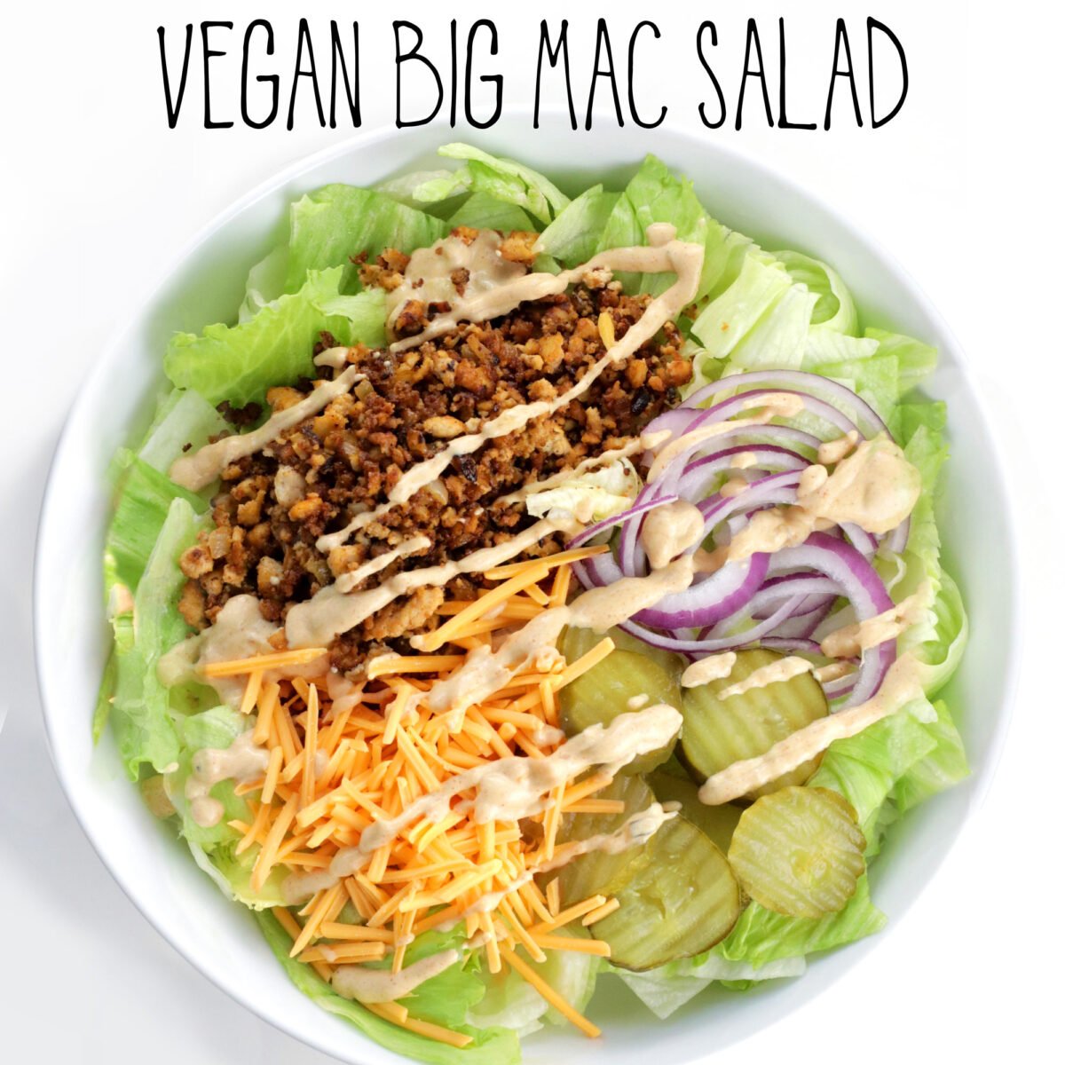 Vegan Big Mac Salad