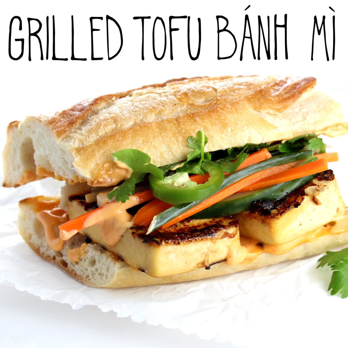 Grilled Tofu Banh Mi