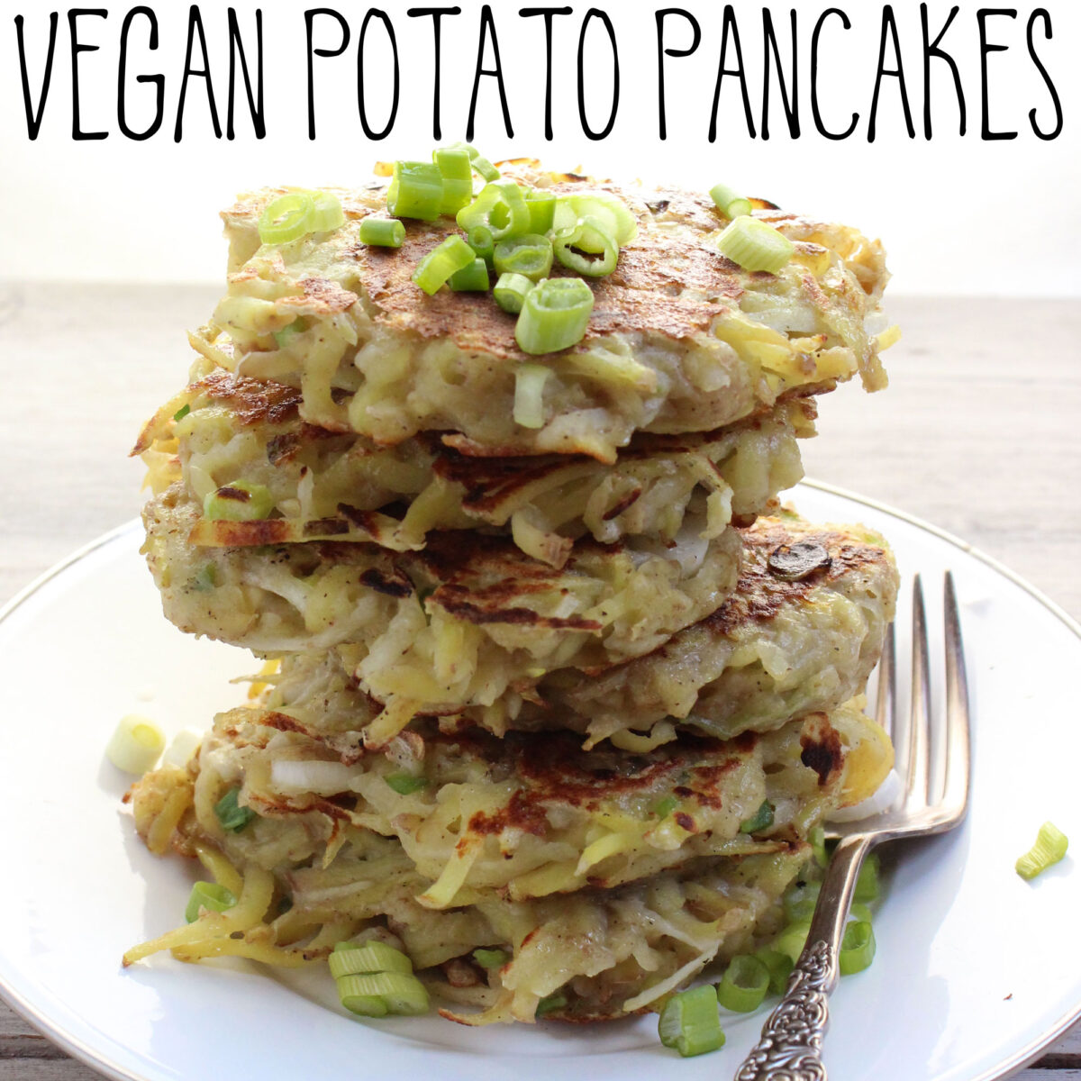 vegan potato pancakes