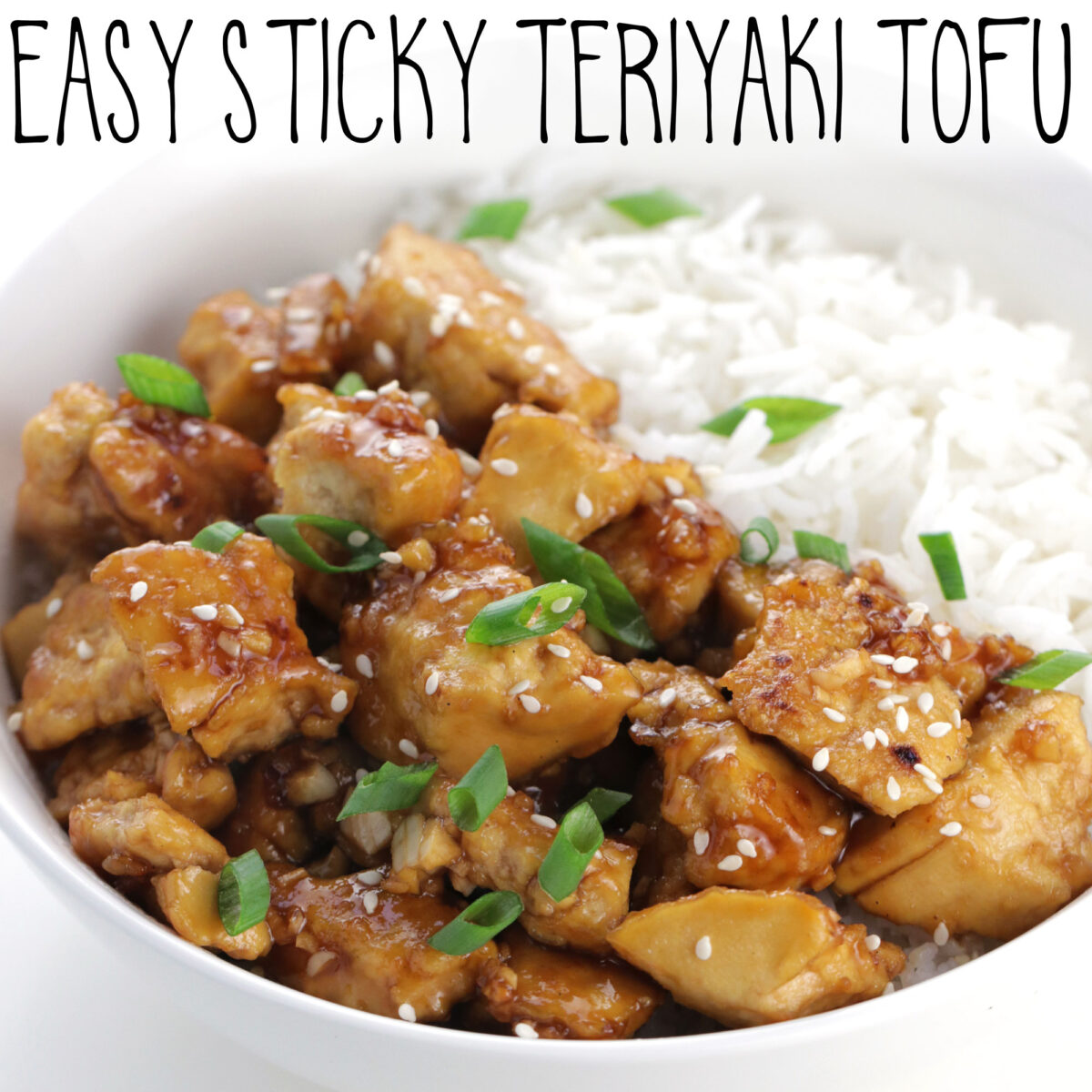 Easy Sticky Teriyaki Tofu