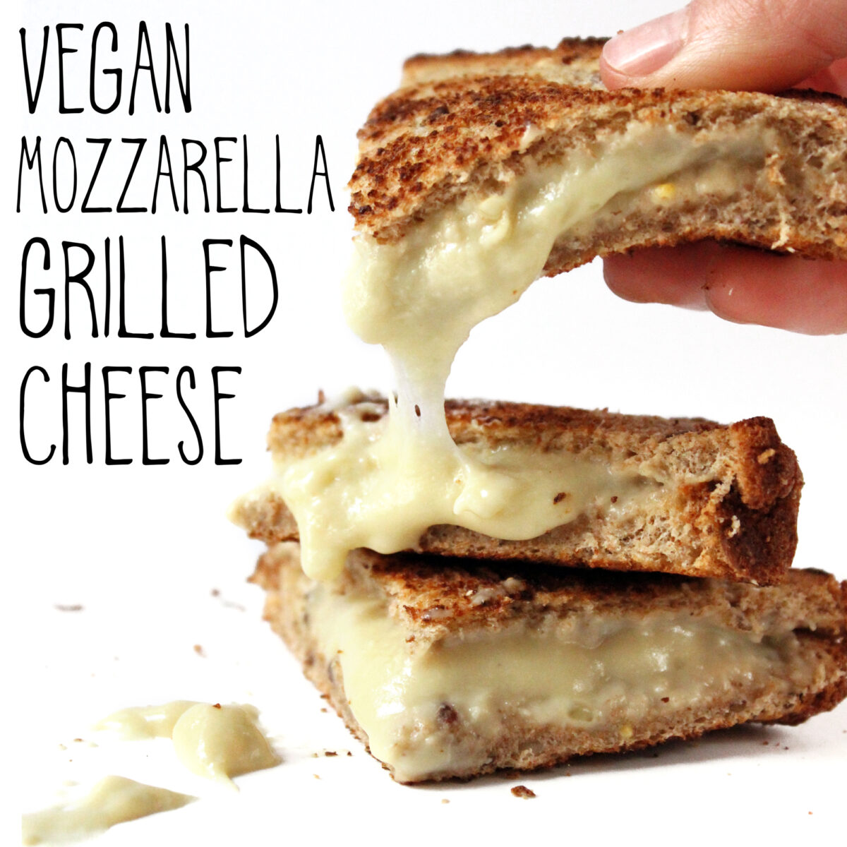 Vegan Mozzarella Grilled Cheese