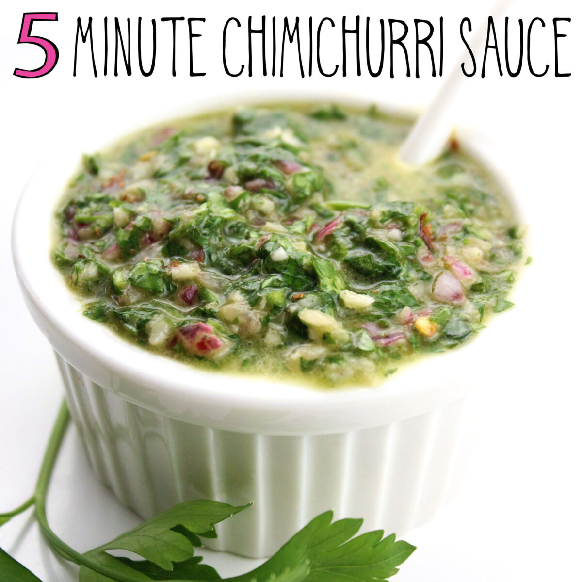 5-Minute Chimichurri Sauce