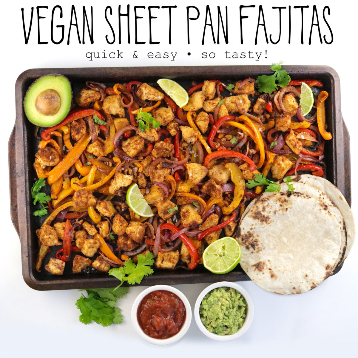 Vegan Sheet Pan Fajitas