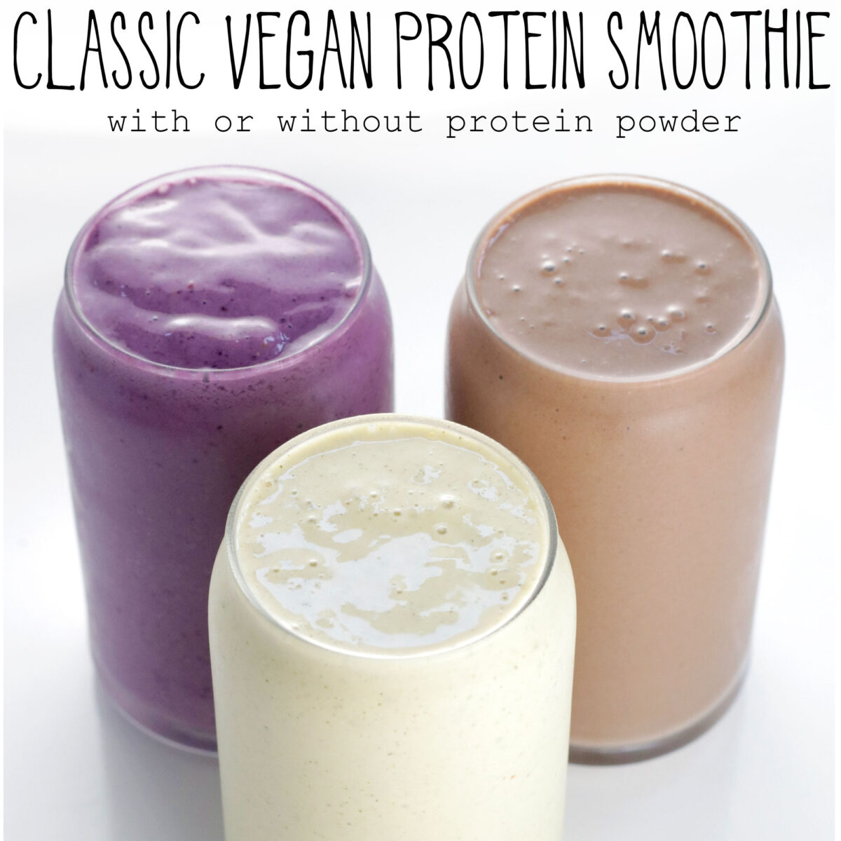 vegan protein smoothie