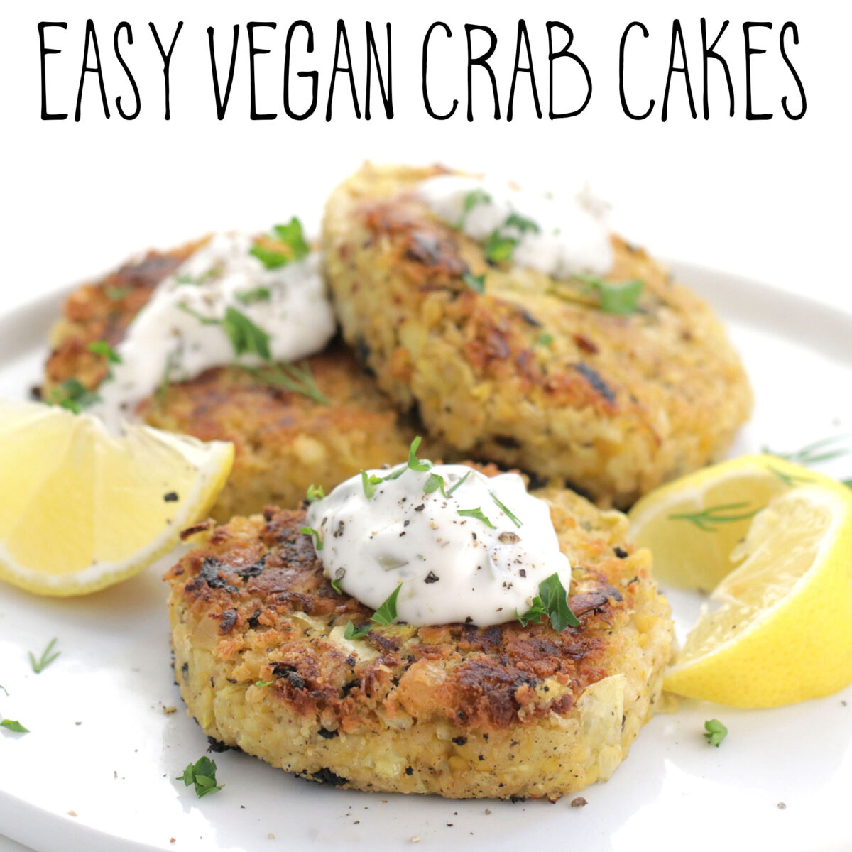 Easy Vegan Crab Cakes