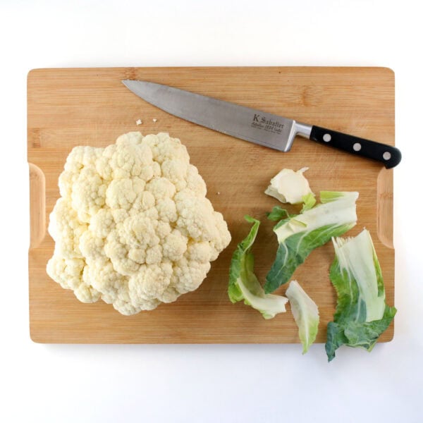 Whole Roasted Cauliflower with Tahini Sauce • It Doesn't Taste Like Chicken