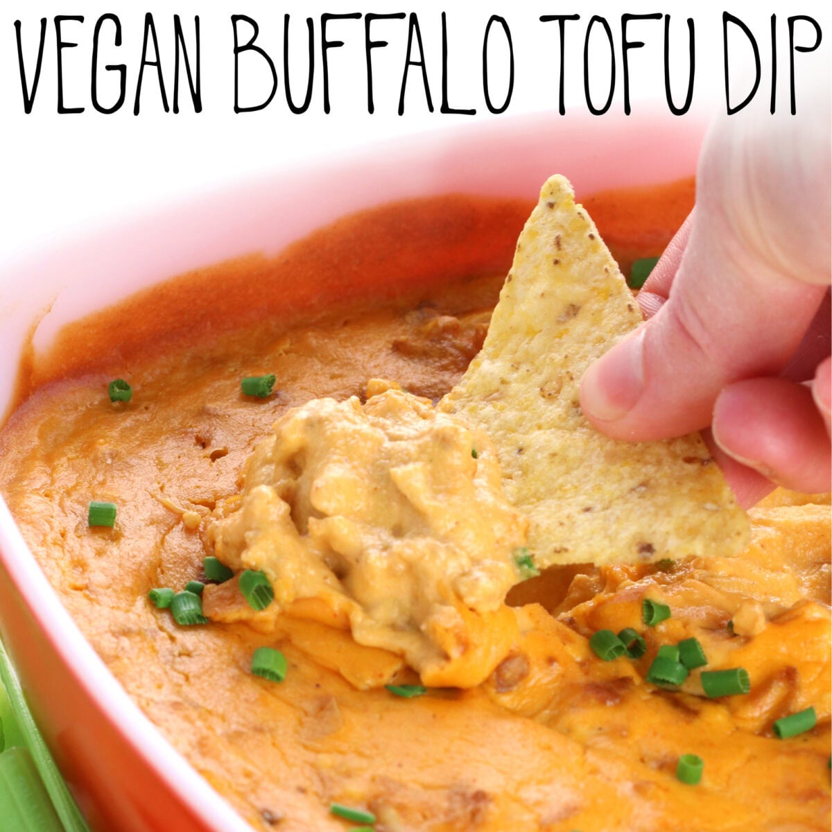 Vegan Buffalo Tofu Dip