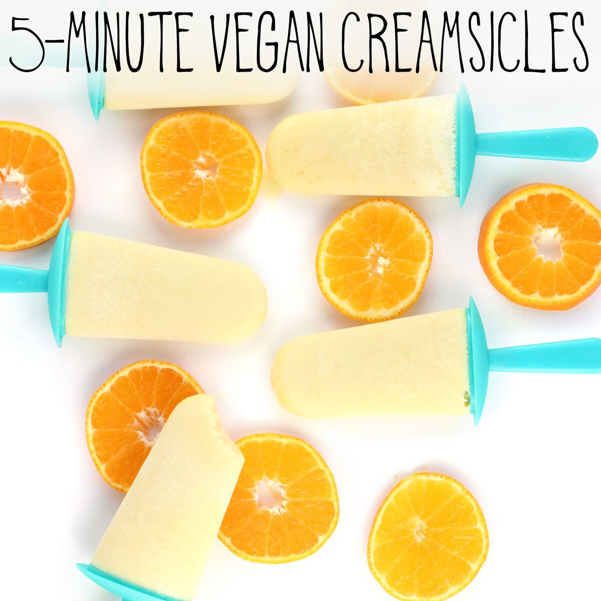 5-Minute Vegan Orange Creamsicles