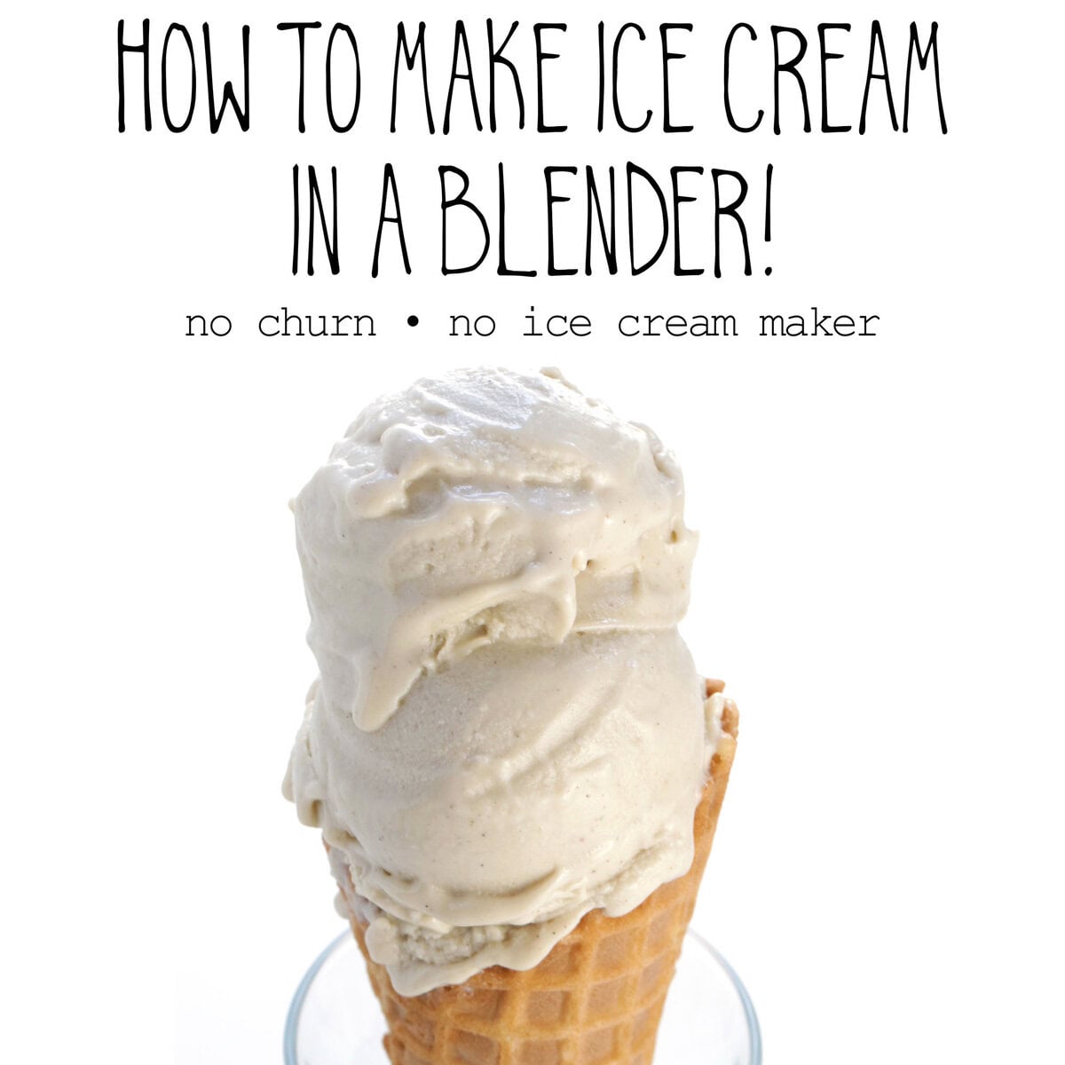 How to Make Ice Cream in a Blender!