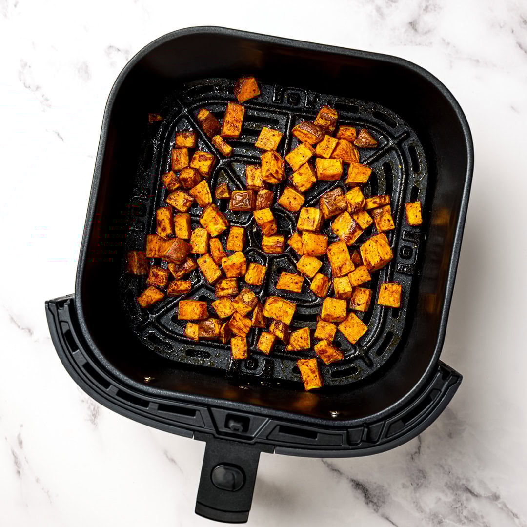 Air fryer sweet potatoes turn out crispy on the edges and tender inside, making a quick, flavorful side dish you'll make on frequent repeat! Sweet potatoes in air fryer.