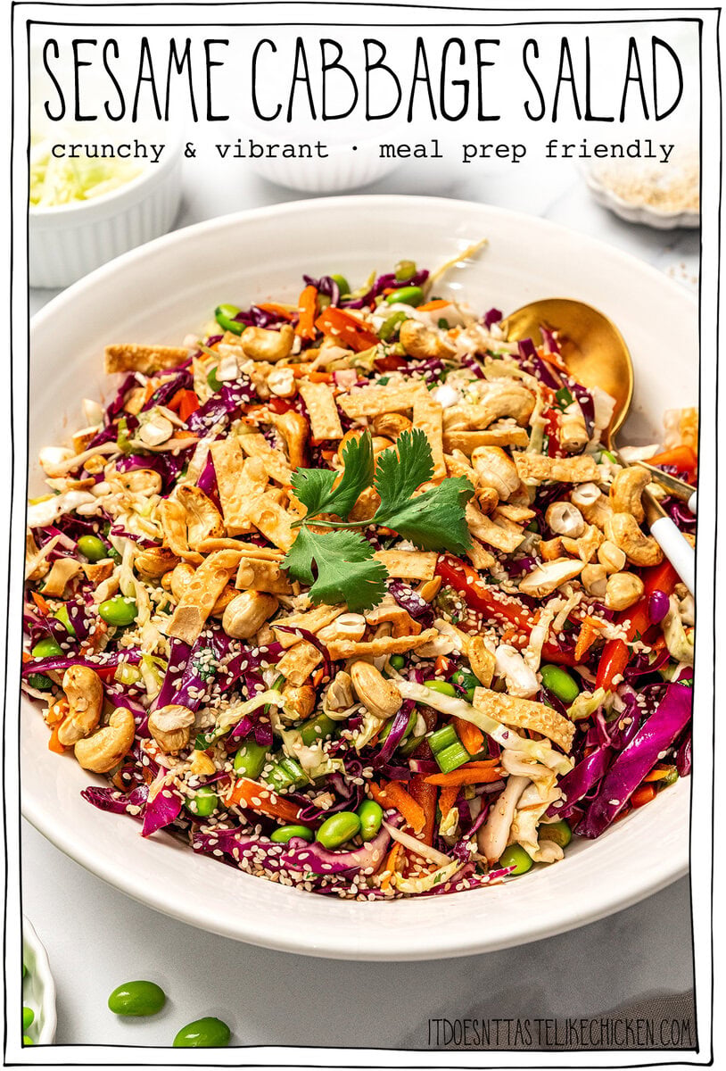 Crunchy Sesame Cabbage Salad