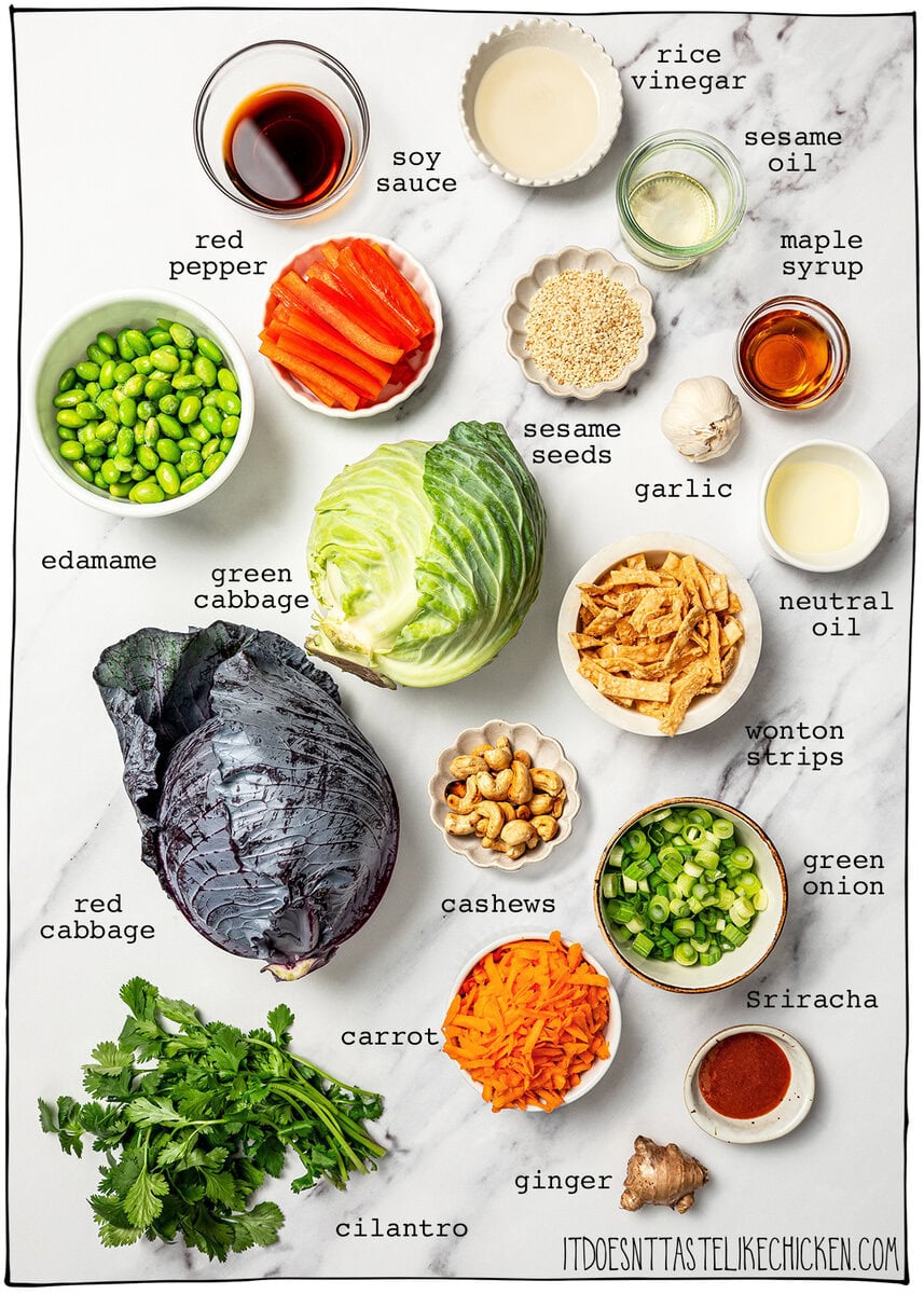 Crunchy Sesame Cabbage Salad