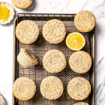 Vegan Lemon Poppy Seed Muffins