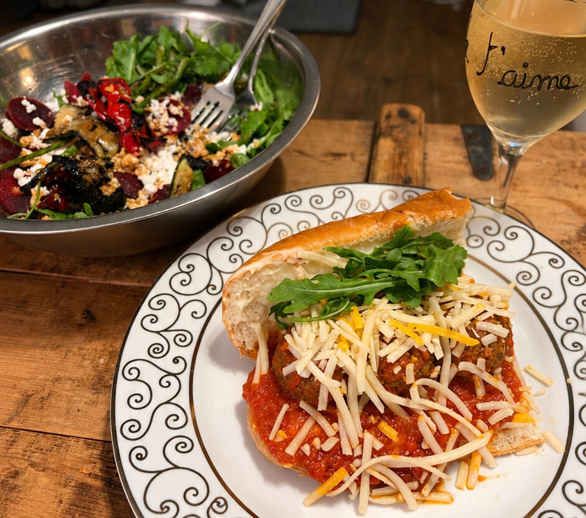Vegan Meatball sub photo submitted for the #Cookwithsam challenge.